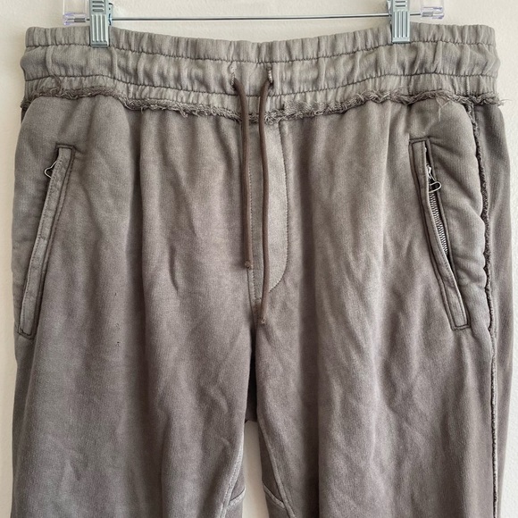 Cotton Citizen Mens Cobain Sweats Joggers Pants Vintage Taupe Distressed army XL - Picture 5 of 14